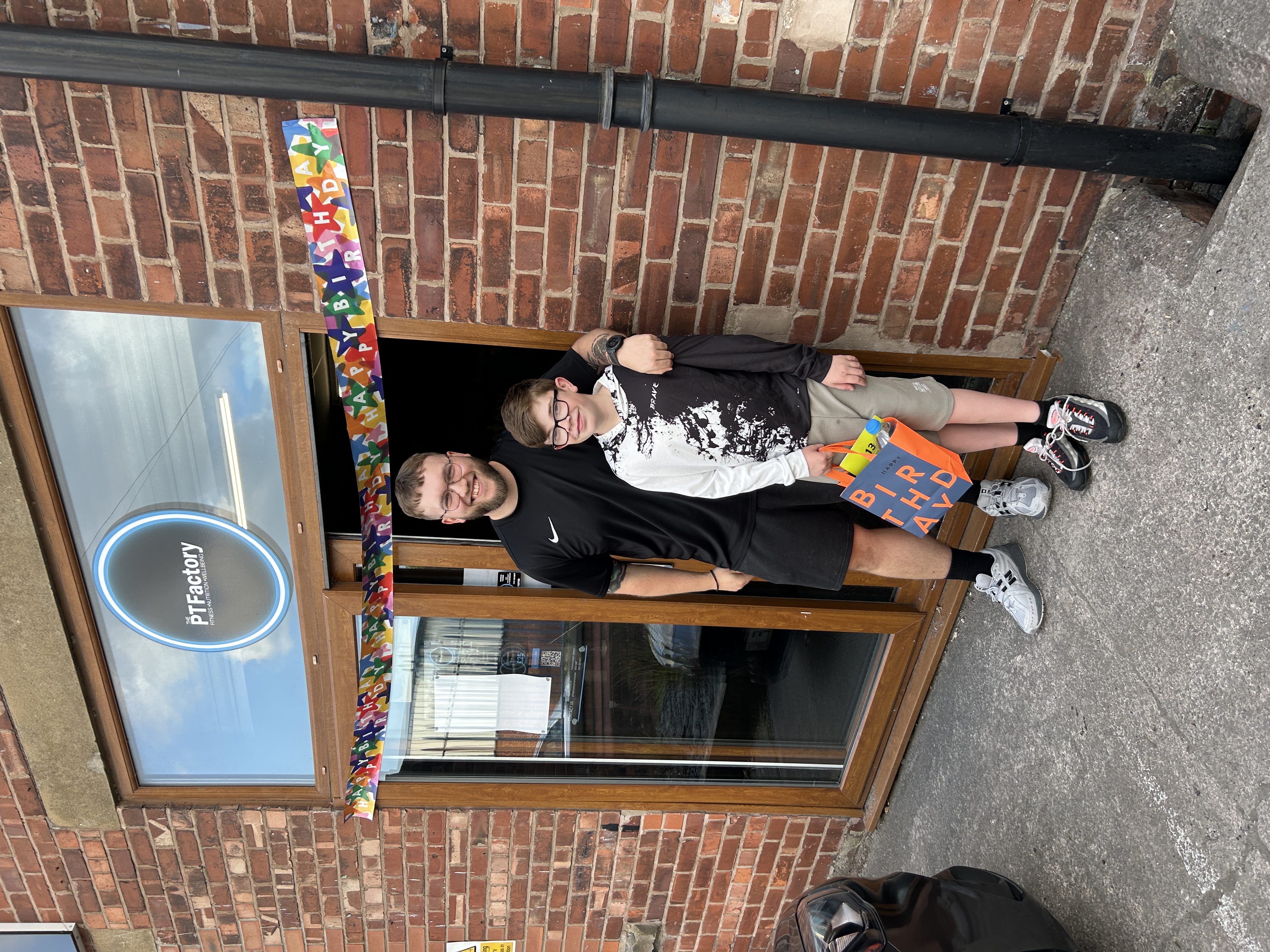 Little Ollie celebrating his birthday session at PT Factory with Kallum